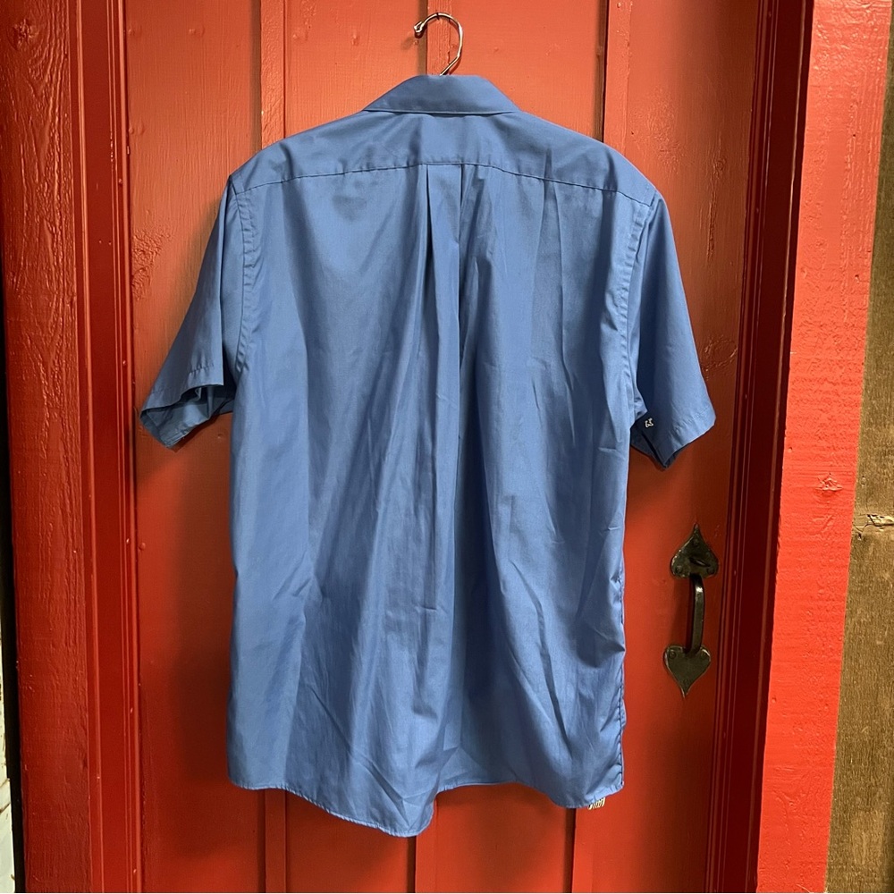 Van Heusen Classic Blue Button-Down Shirt - Picture 6 of 6